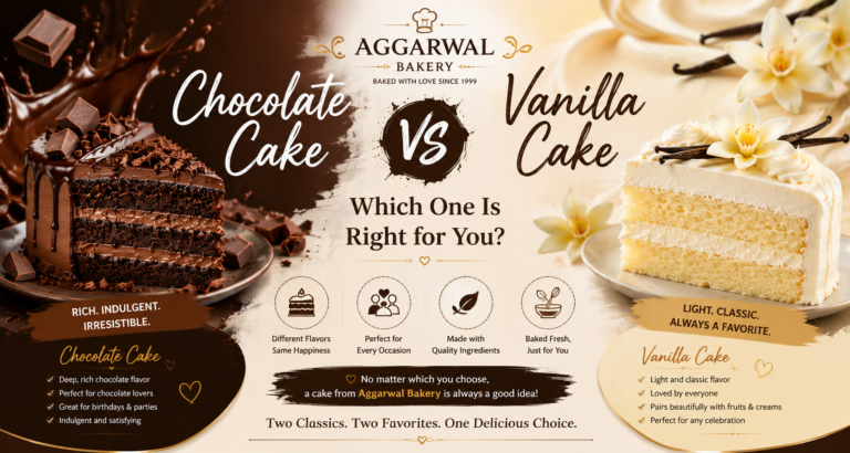 Read more about the article Chocolate Cake vs. Vanilla Cake: Which One Is Right for You?